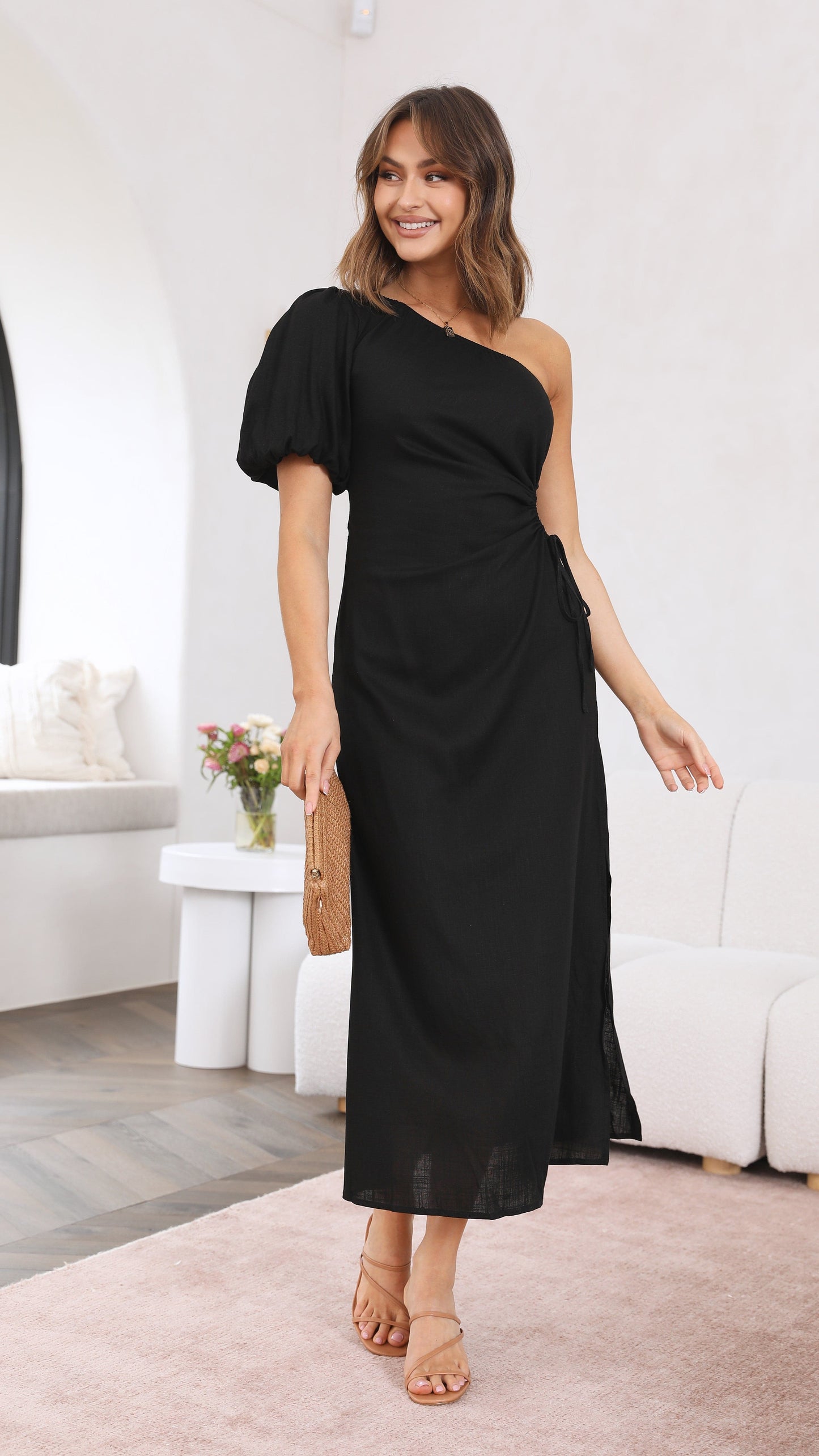 Suzie Midi Dress - Black