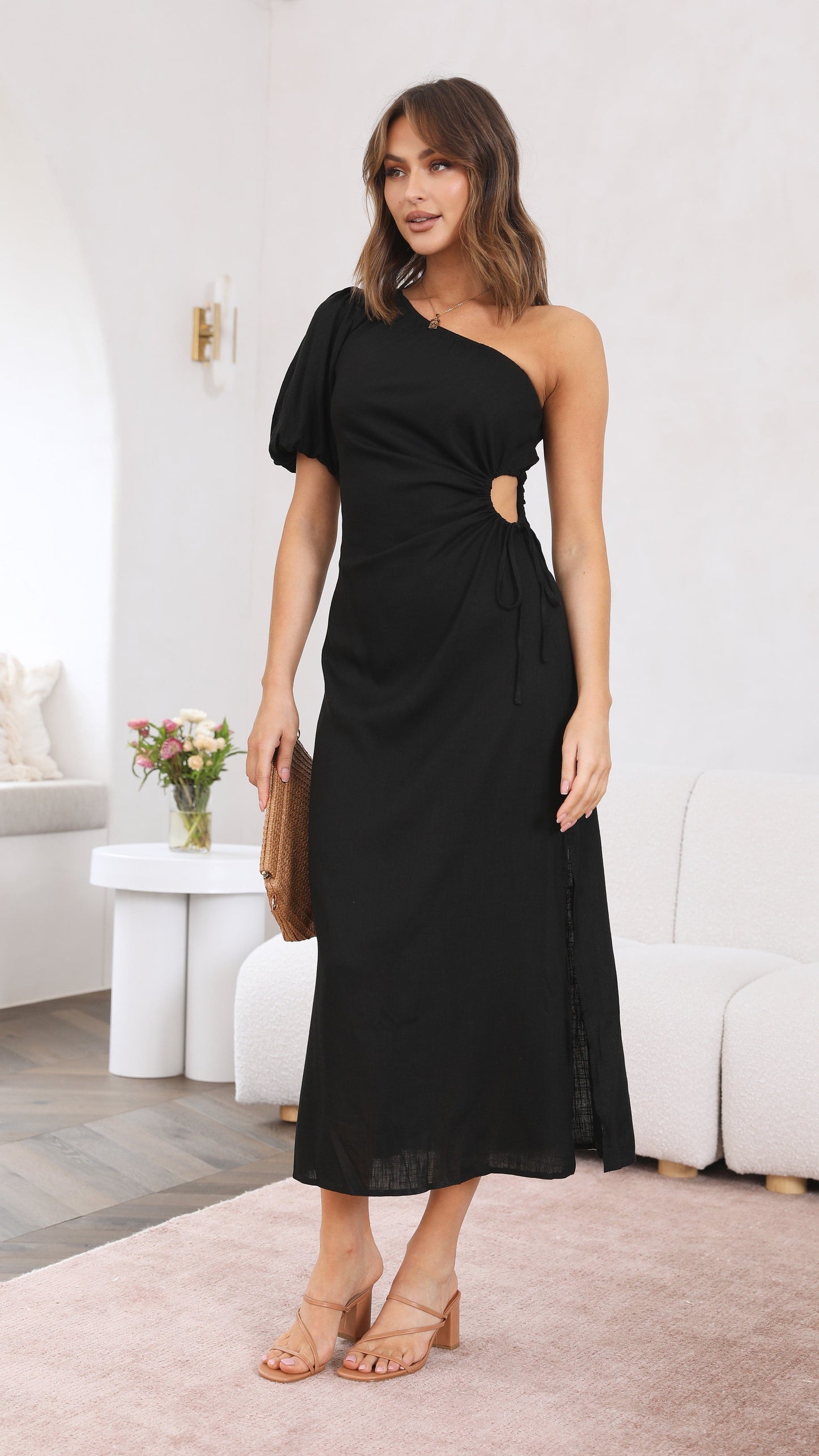 Suzie Midi Dress - Black