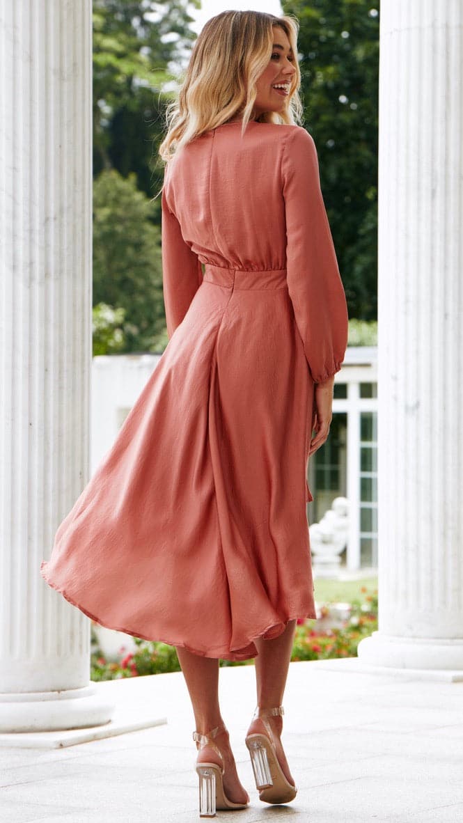 Starry Nights Dress - Baked Rose