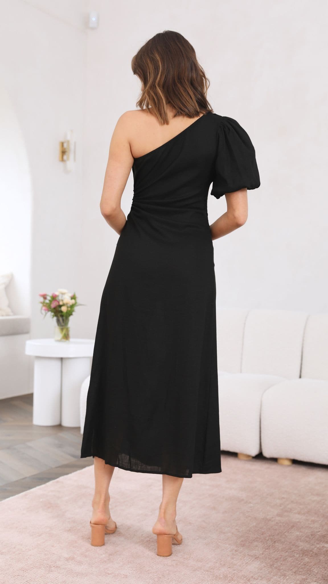 Suzie Midi Dress - Black