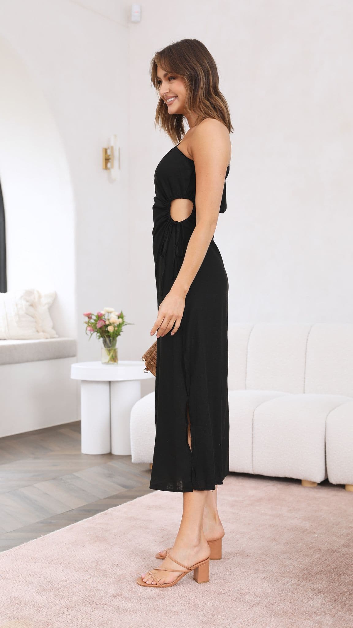 Suzie Midi Dress - Black