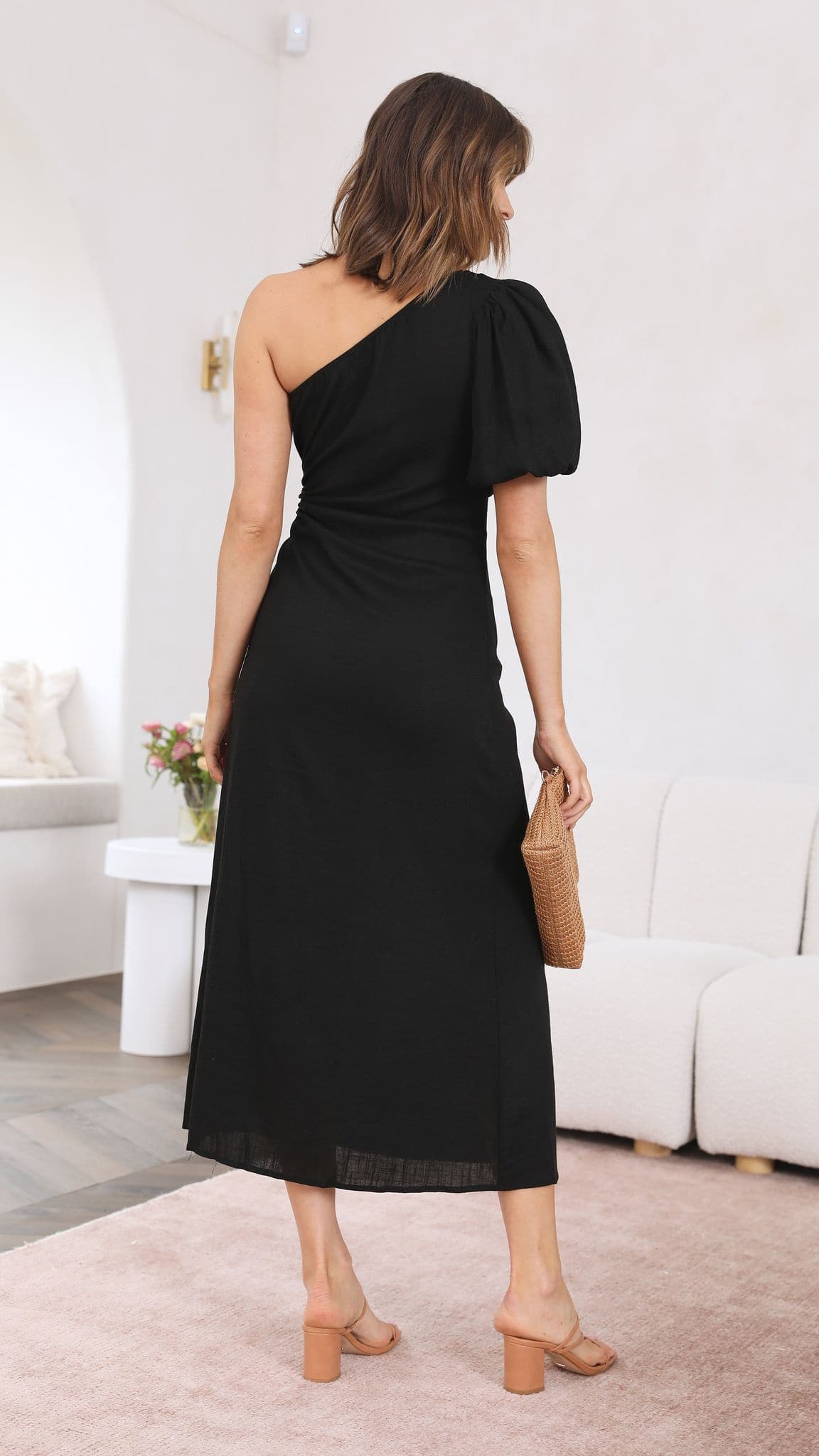 Suzie Midi Dress - Black