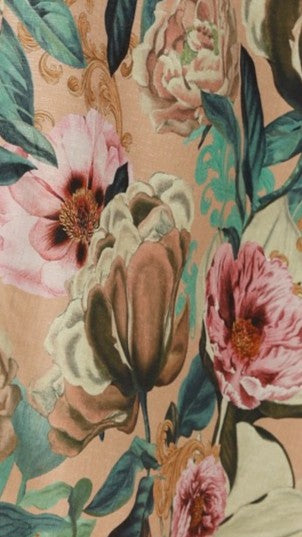 Veronica Button Down Maxi Dress - Mocha Rose Donatella