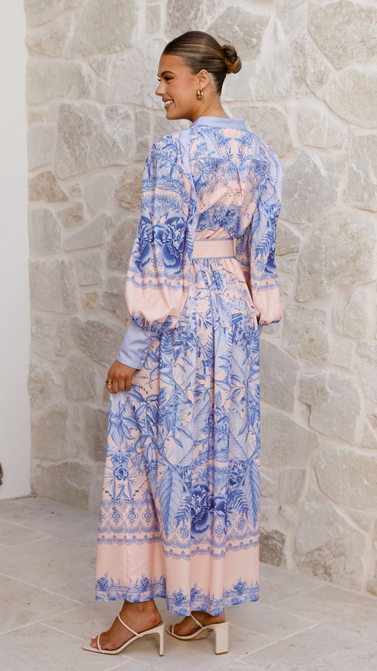 Taia Maxi Dress - Madeline Blue