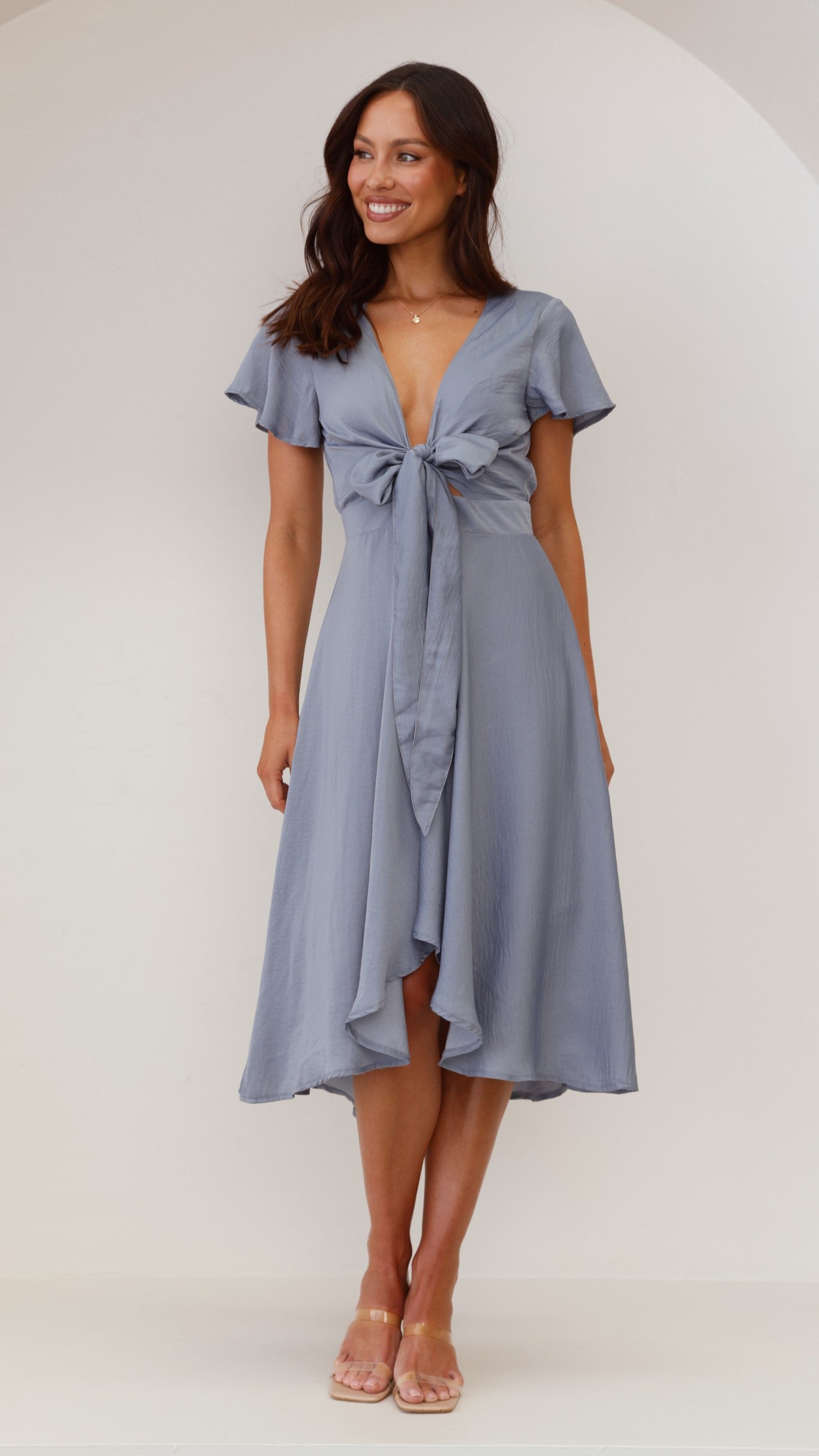 Sunny Daze Dress - Steel Blue