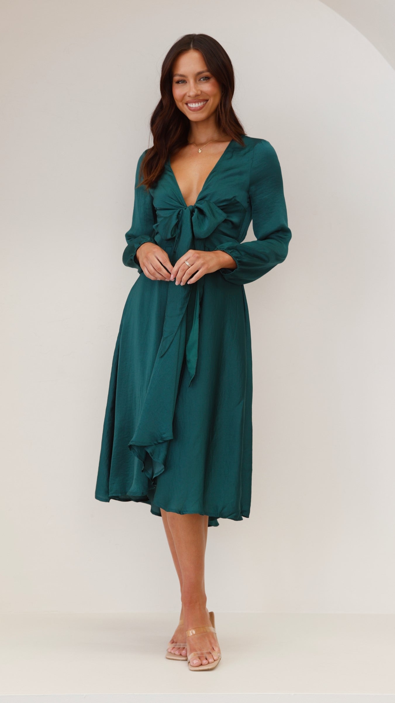 Starry Nights Dress - Emerald