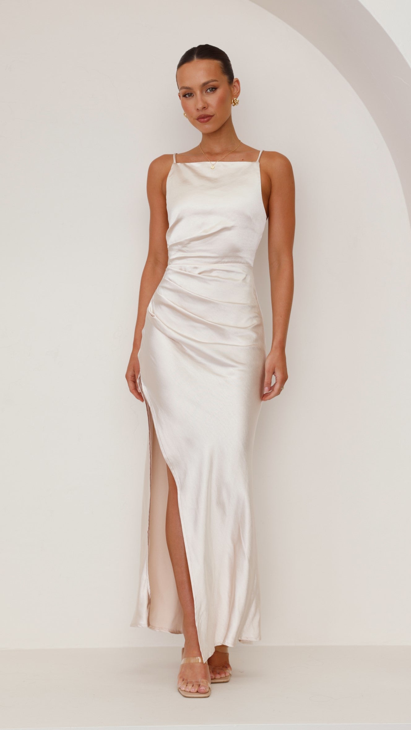 Ava Maxi Dress - Champagne