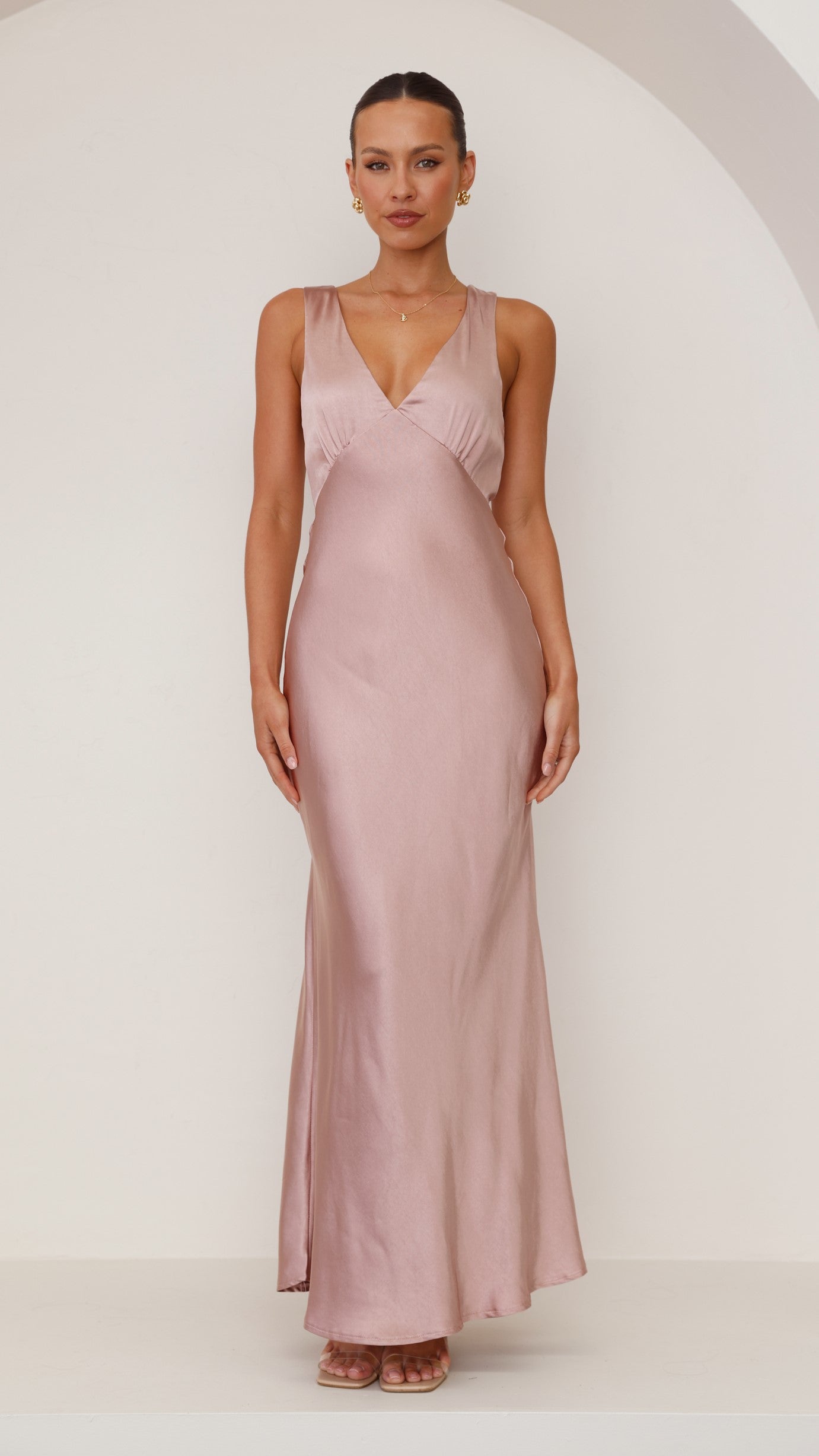 Sofia Maxi Dress - Dusty Pink