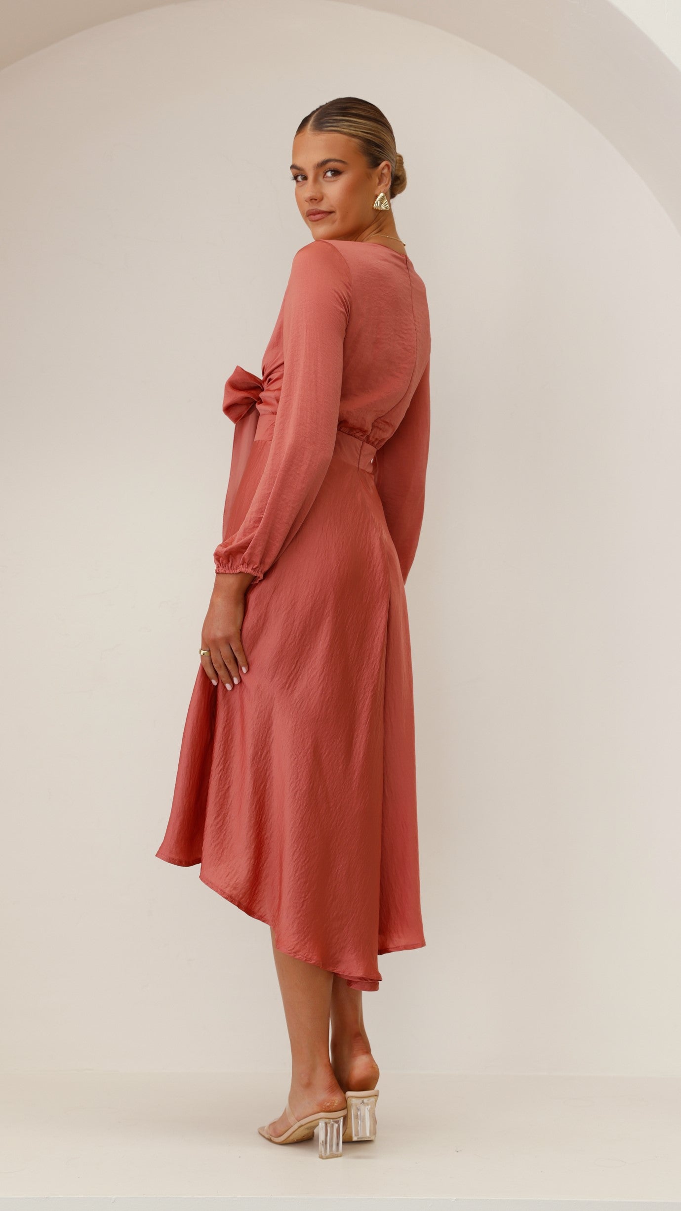 Starry Nights Dress - Baked Rose