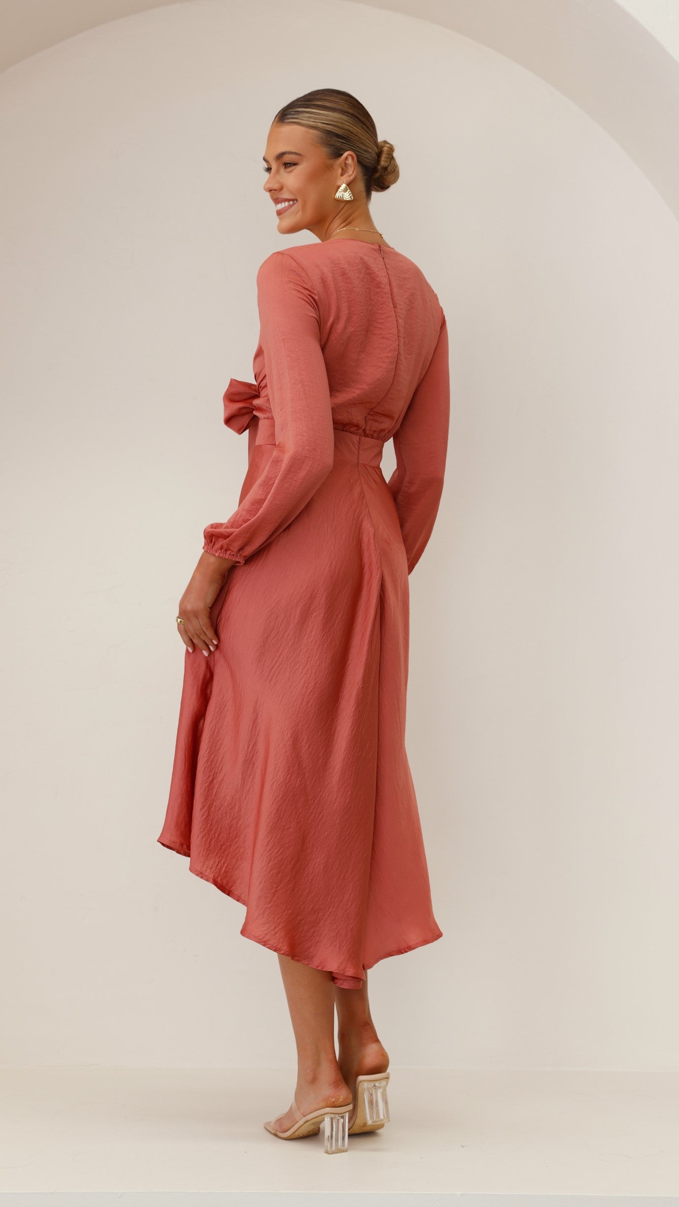 Starry Nights Dress - Baked Rose