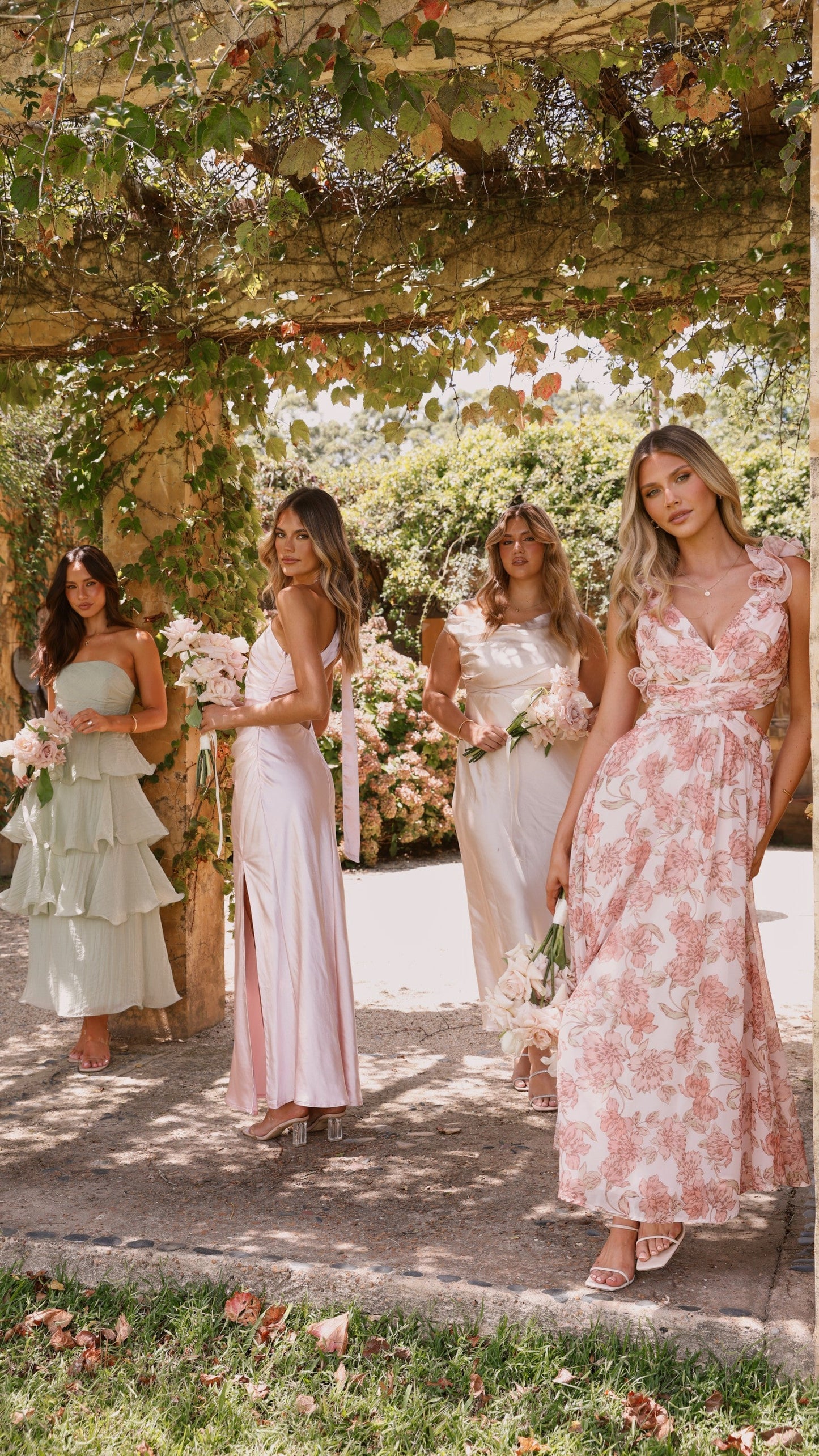 Auria Off Shoulder Maxi Dress - Champagne