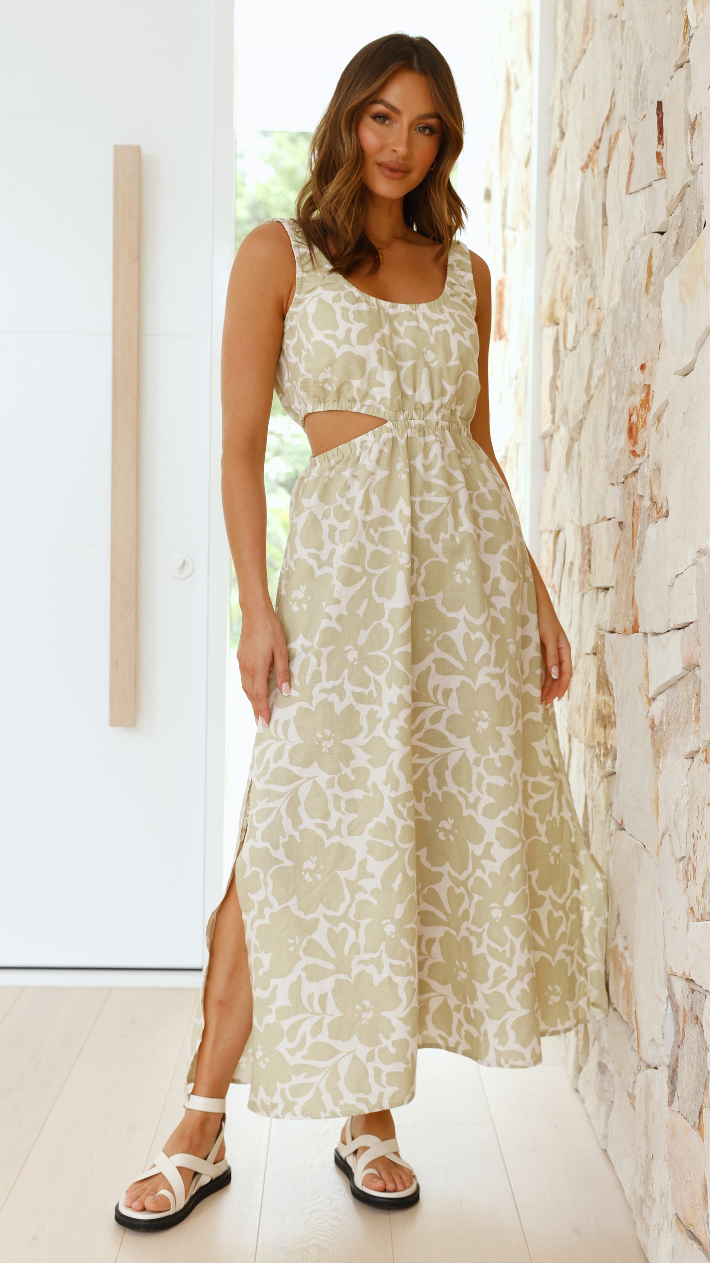 Soraya Maxi Dress - Aloe