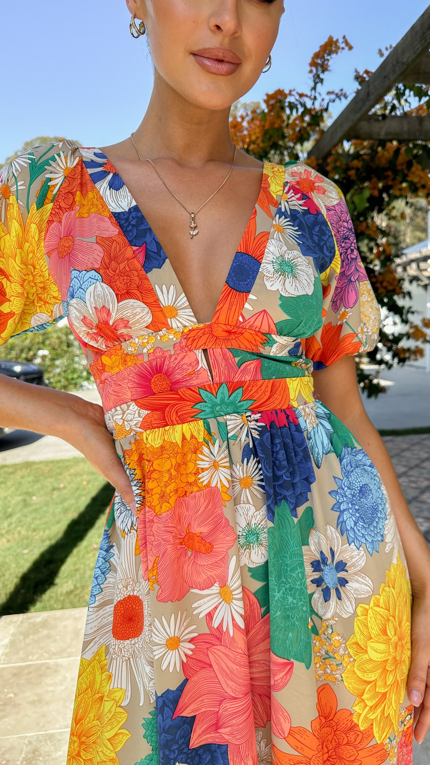 Baker Maxi Dress - Multi Floral