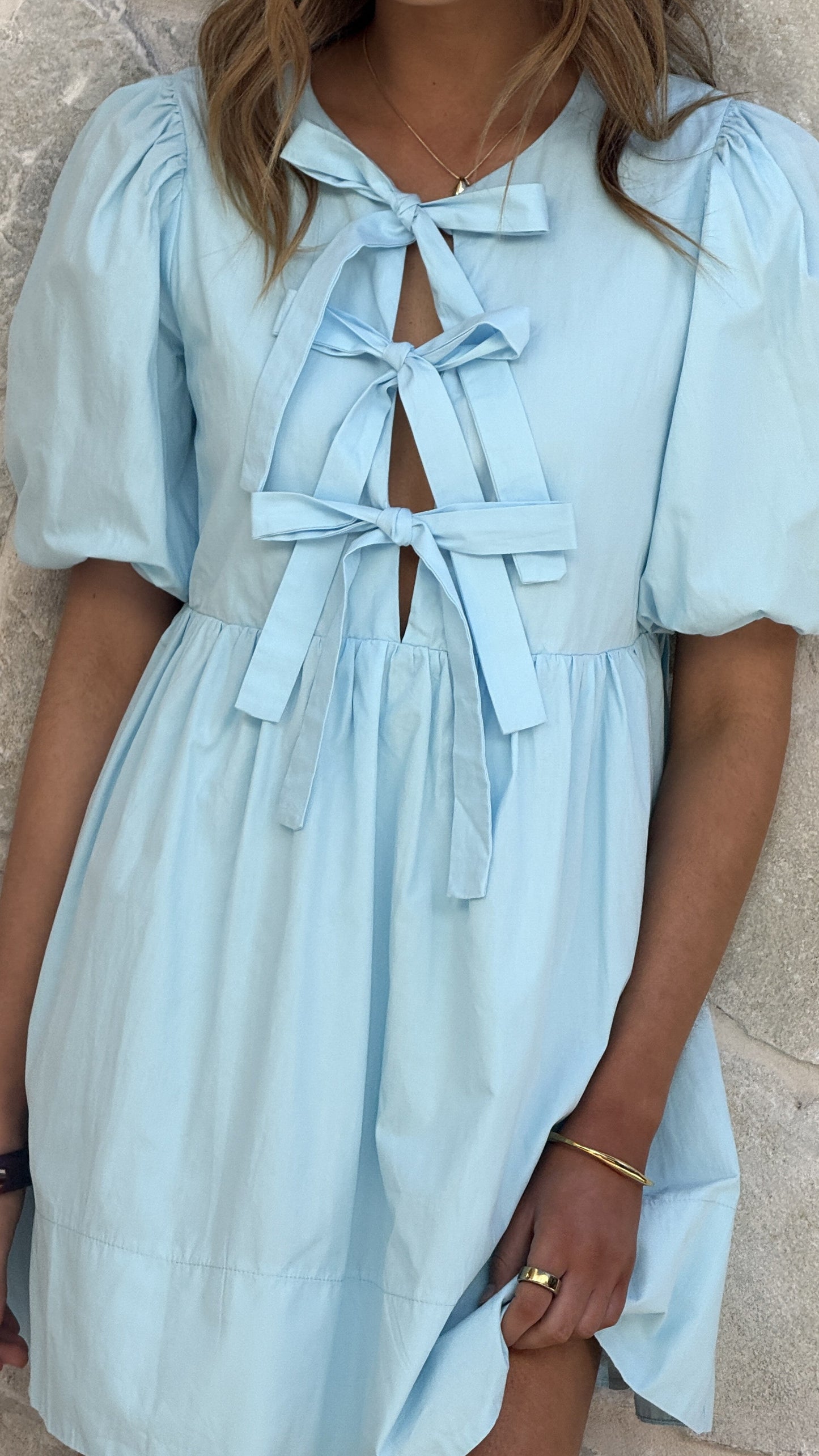 Arana Mini Dress - Blue