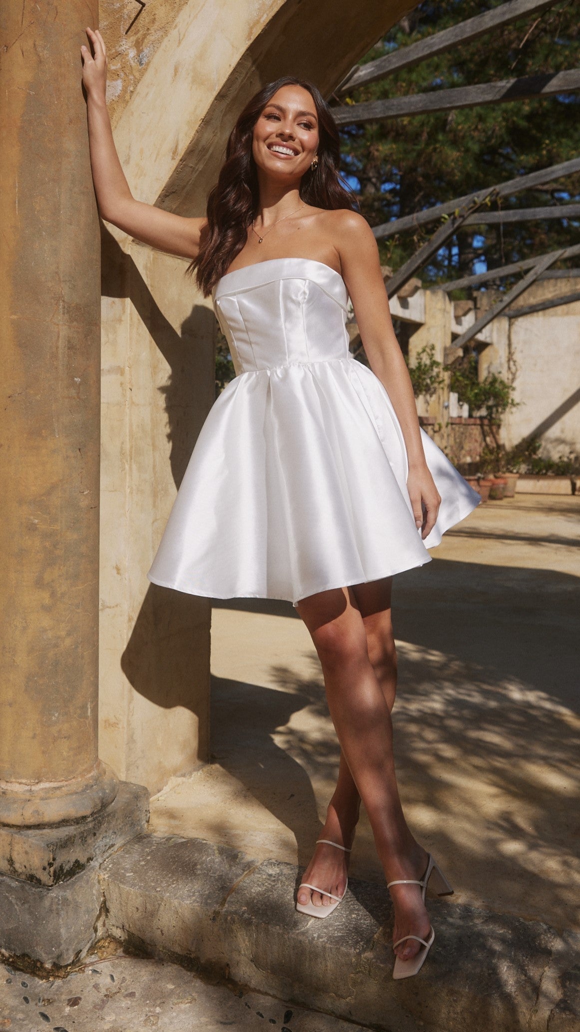 Valentina Mini Dress - White