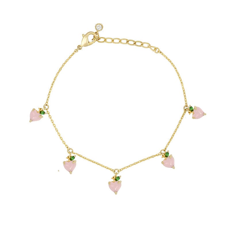 Dainty Colorful Crystal Fruits Bracelet