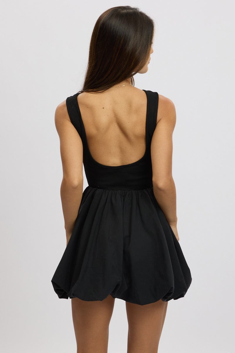 Black Bubble Dress Mini