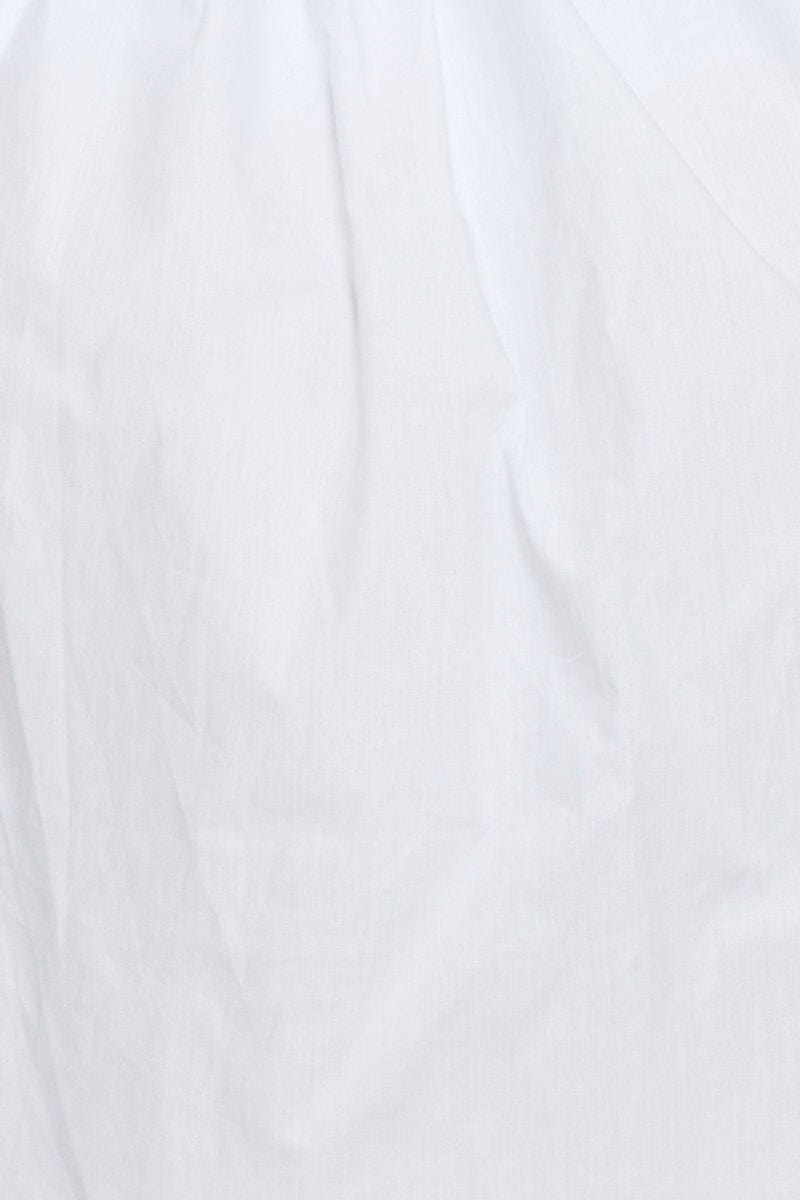 White Mini Dress Long Sleeve Evening