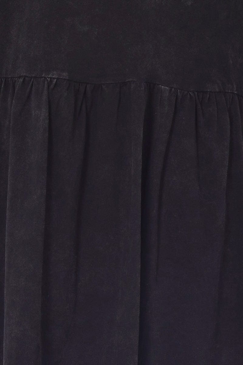 Black Mini Dress Short Sleeve