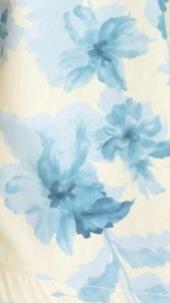 Odilie One Shoulder Maxi Dress - Yellow/Blue Floral