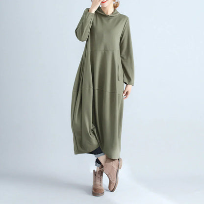 Fashion Plus Size Long Sleeve Hoodie Fall Dresses