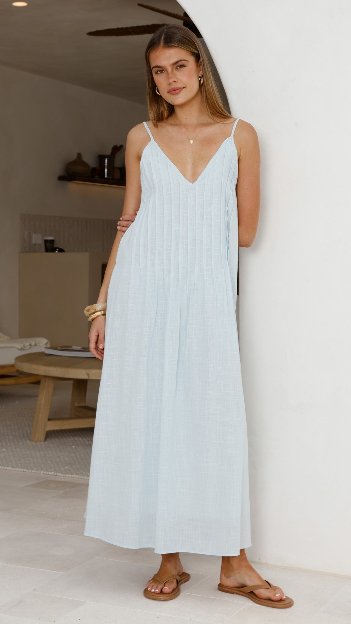 Aspen Maxi Dress - Baby Blue