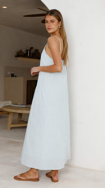 Aspen Maxi Dress - Baby Blue