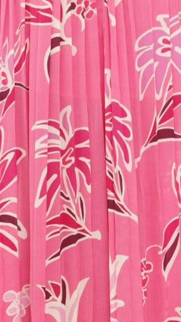 Anita Maxi Dress - Pink Floral