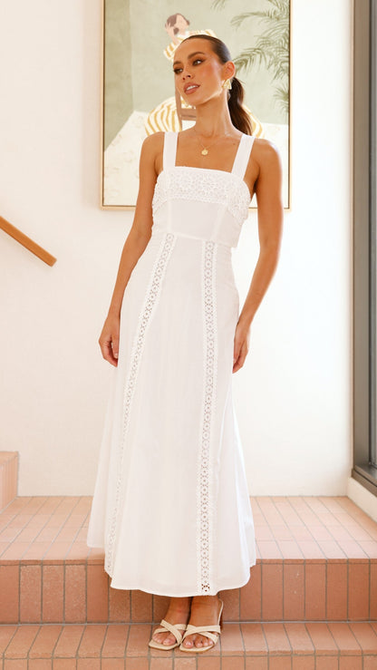 Takala Maxi Dress - Off White