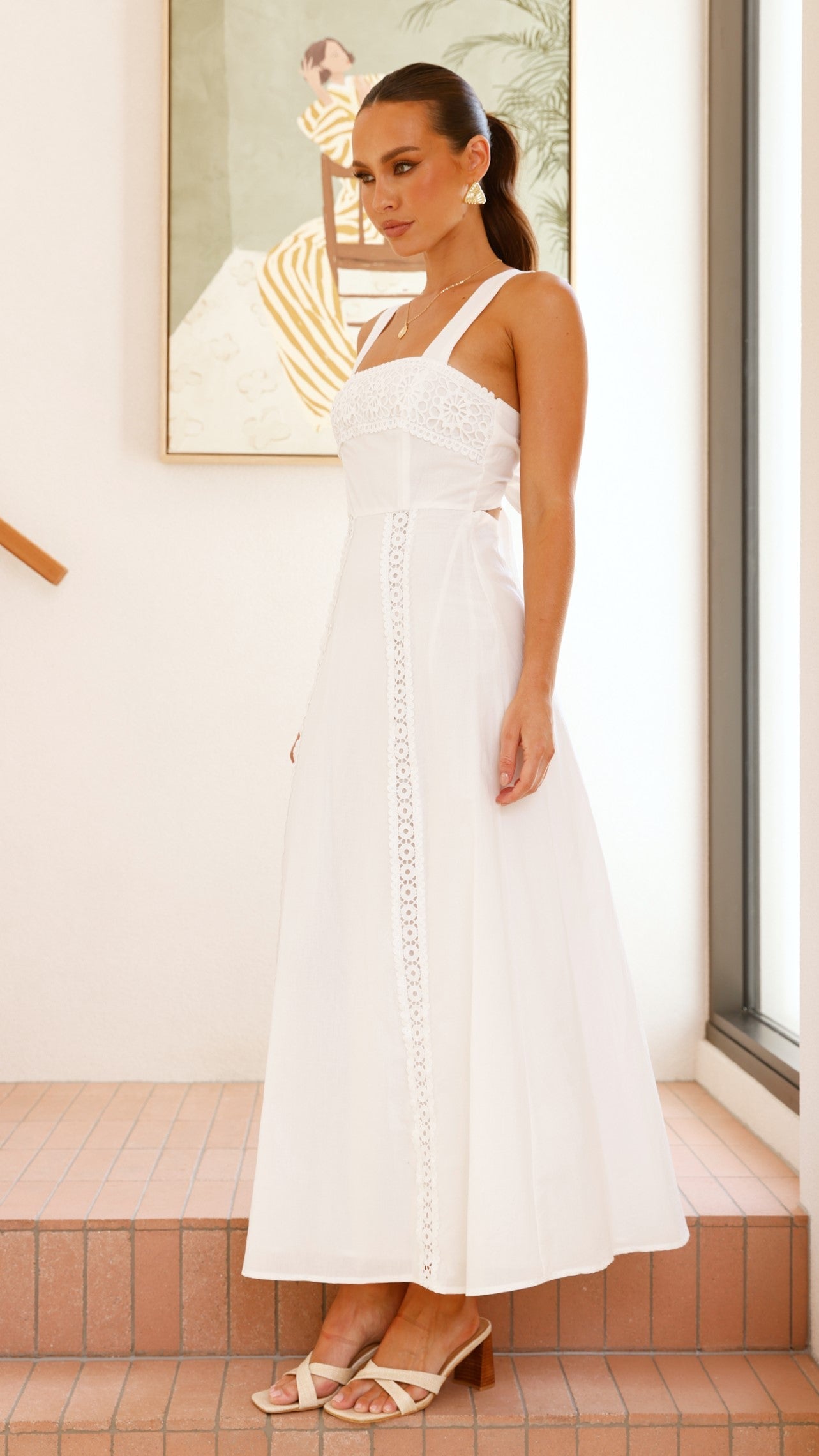 Takala Maxi Dress - Off White