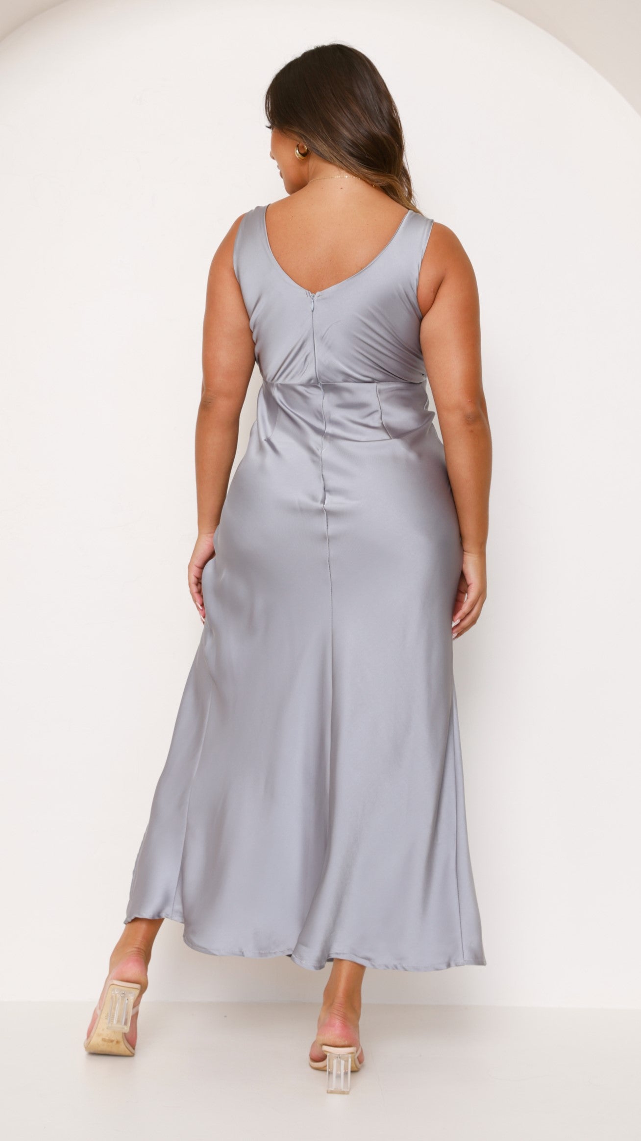Taylor Maxi Dress - Steel Blue