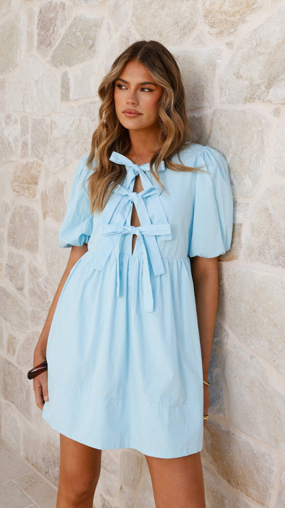 Arana Mini Dress - Blue