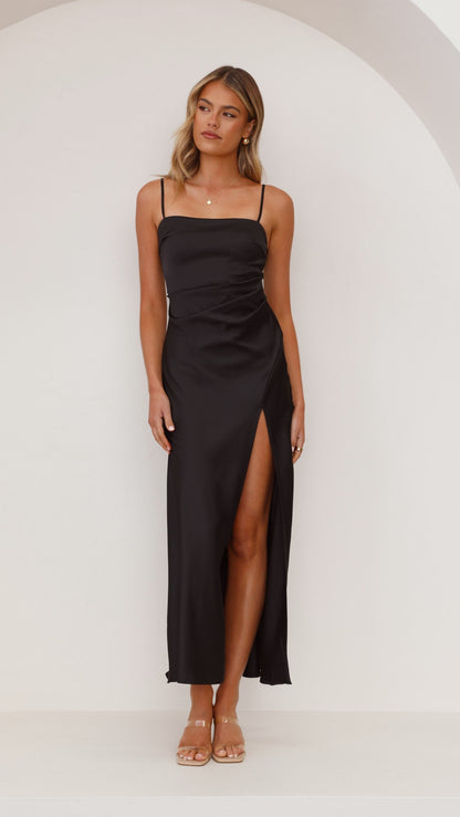 Ilana Maxi Dress - Black