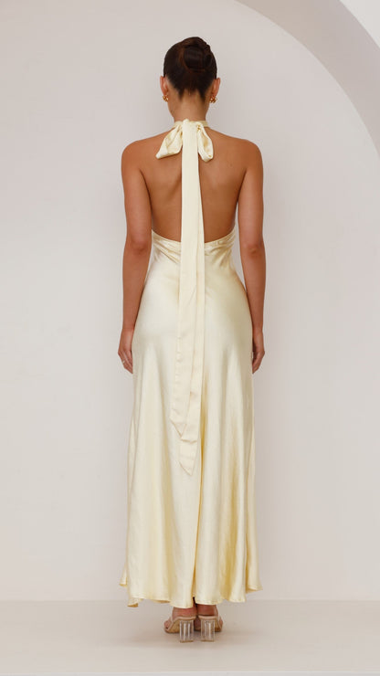 Amalia Maxi Dress - Yellow