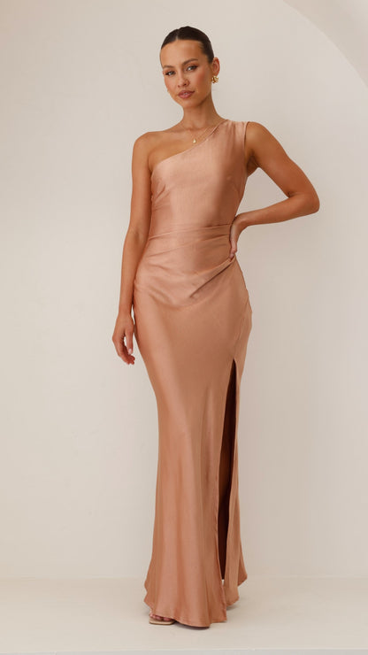 Victoria Maxi Dress - Clay