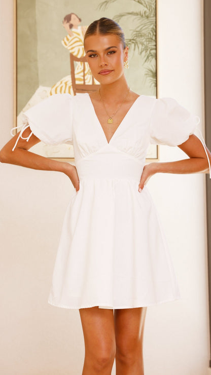 Verve Mini Dress - White