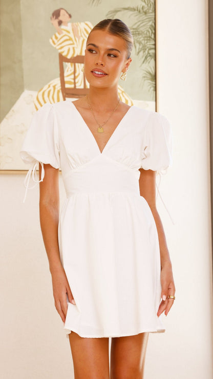 Verve Mini Dress - White