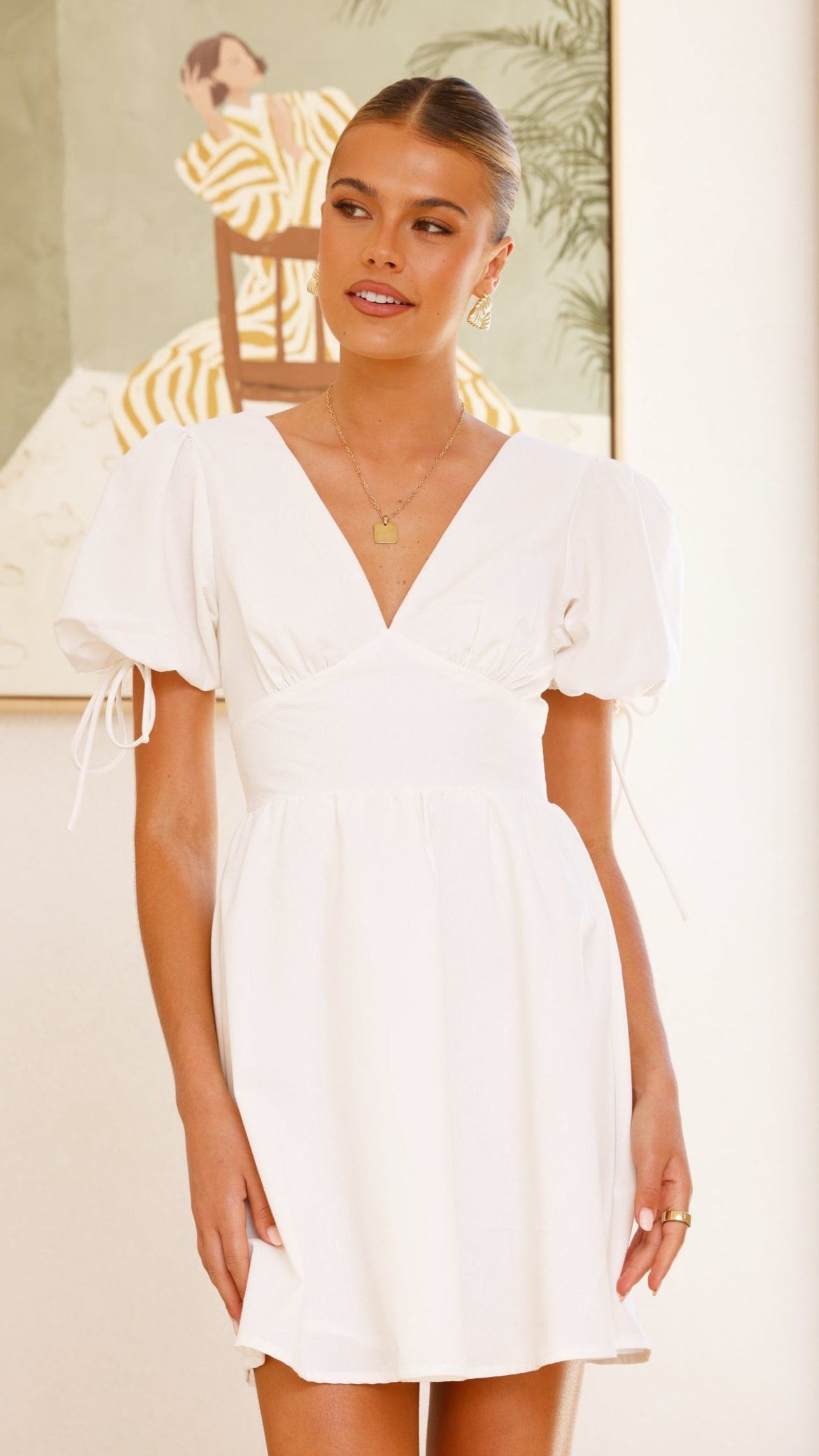 Verve Mini Dress - White