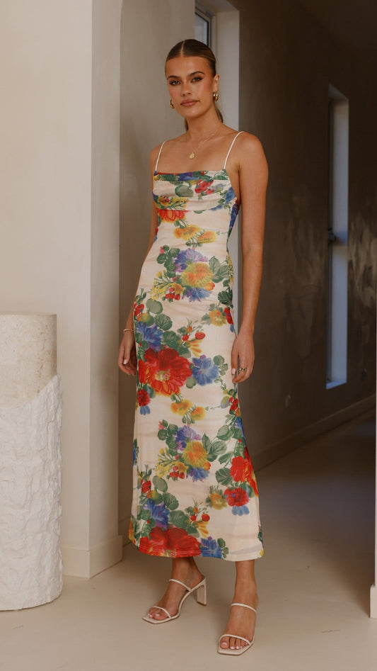 Tamera Maxi Dress- Floral
