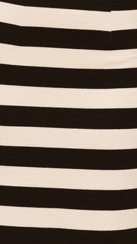 Tarron One Shoulder Maxi Dress - Black/White