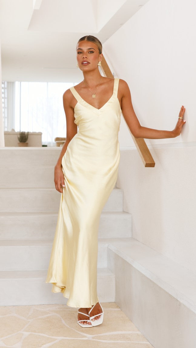 Andie Maxi Dress - Yellow