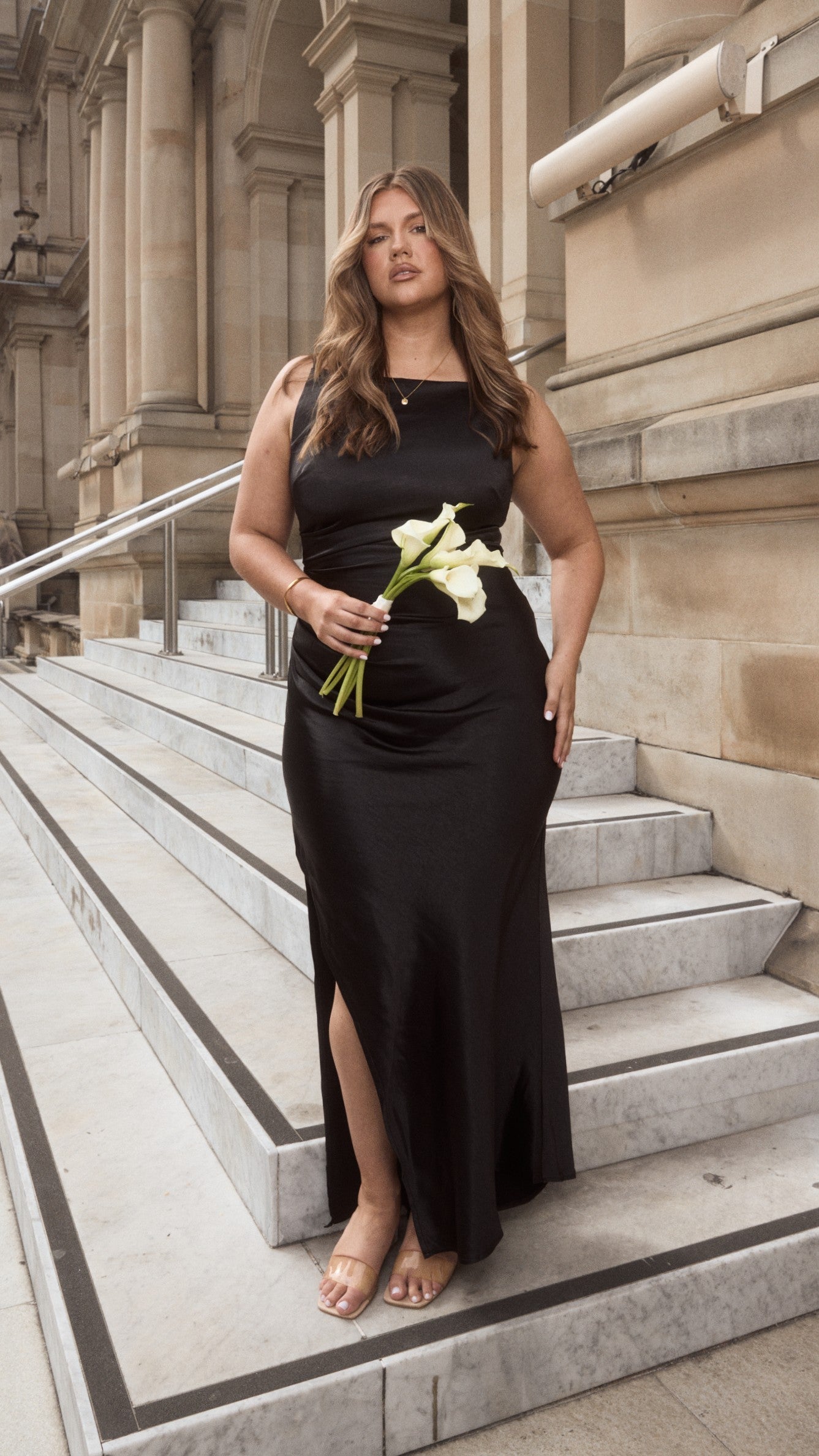 Ava Maxi Dress - Black