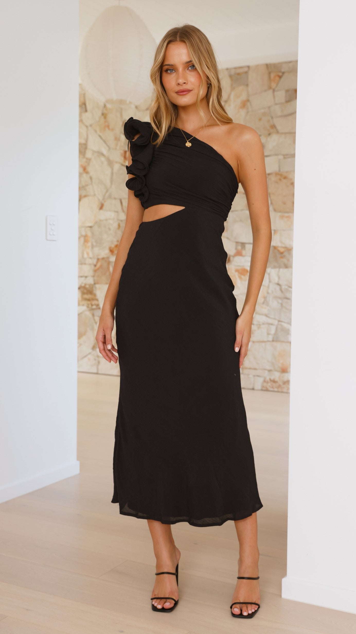 Amina Maxi Dress - Black