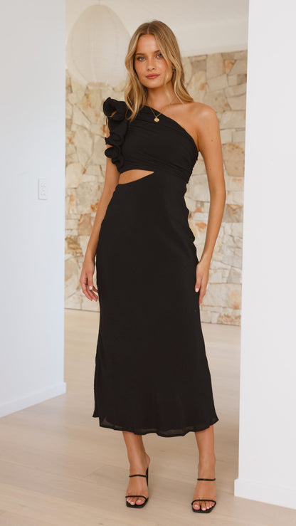 Amina Maxi Dress - Black