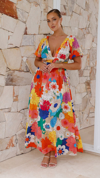 Baker Maxi Dress - Multi Floral