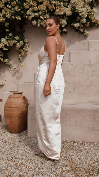 Tyra Maxi Dress - Champagne