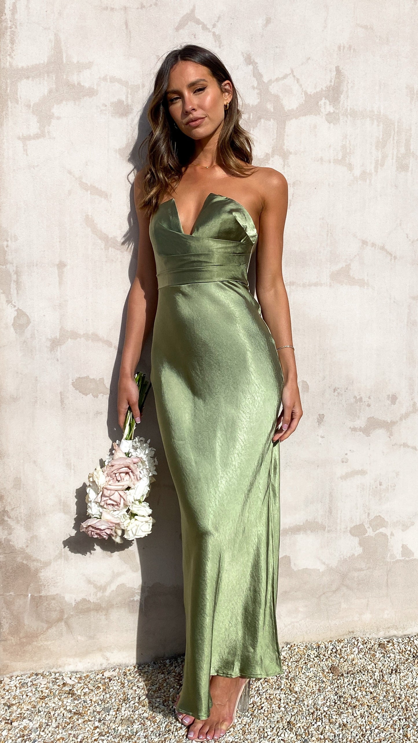 Valerie Maxi Dress - Olive