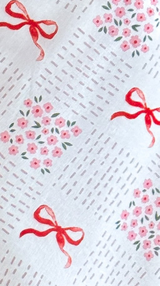 Tullie Mini Dress - Sweet Bow Pink