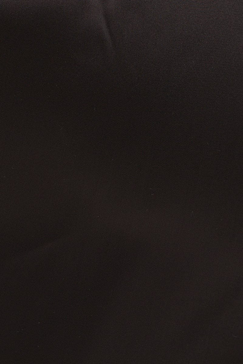 Black Mini Dress Strap Wrap Sweet Heart Neck Polyester