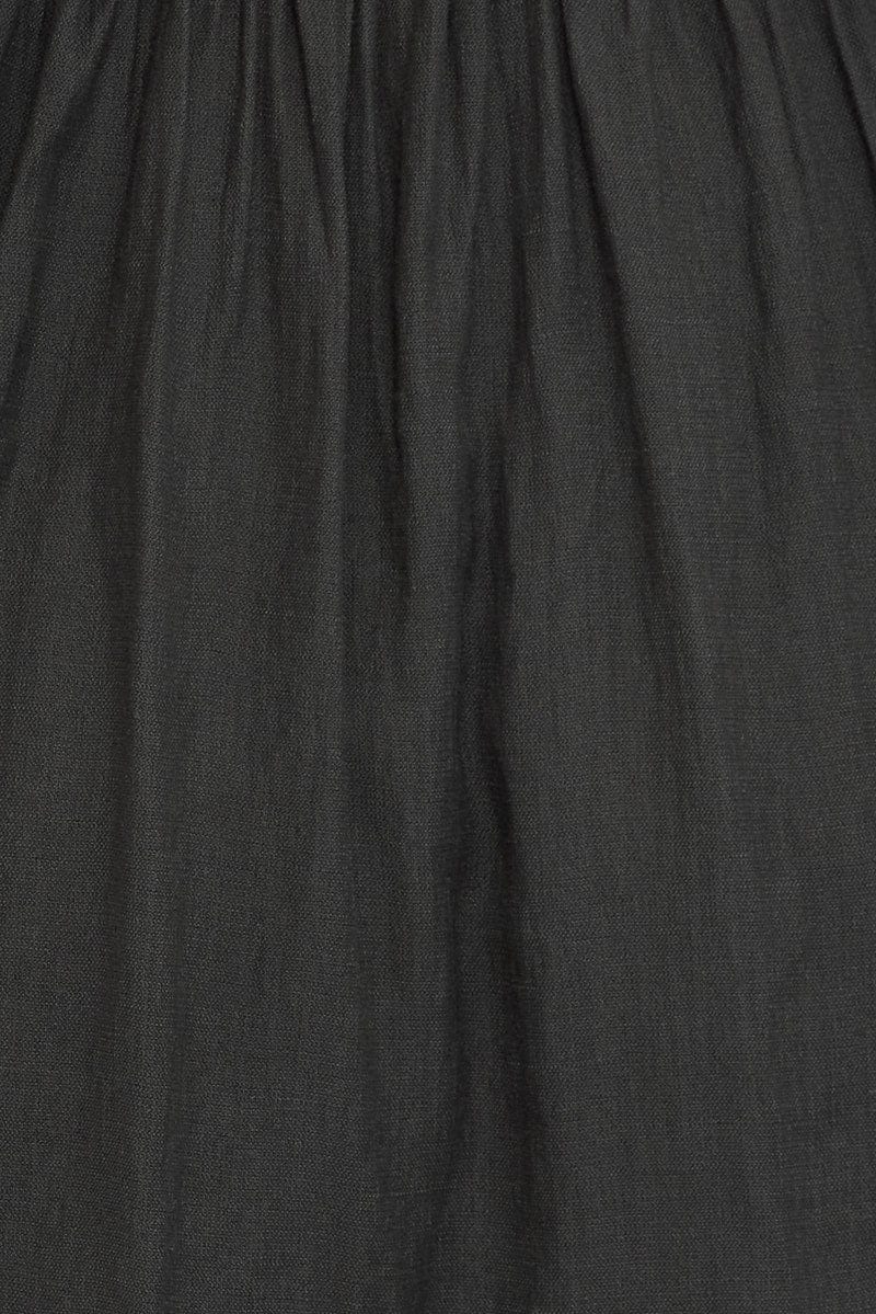 Black Fit And Flare Dress Mini